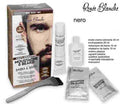 Moustace & beard barba e baffi nero