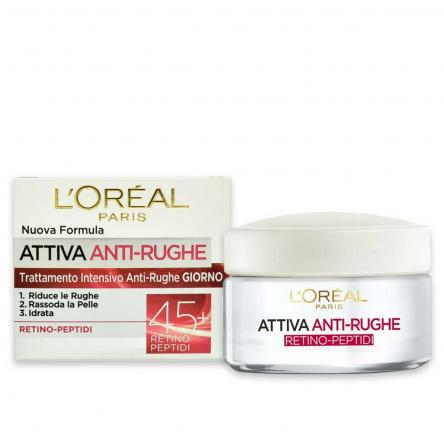 L'oreal dermo exp. attiva anti-rughe 45+ 50 ml