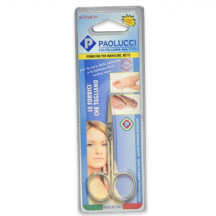 Forbici per manicure dritte art. 12 poll. 3½ paolucci