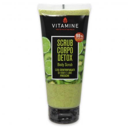 Vitamine scrub corpo con centrifugati di kiwi e lime detox
