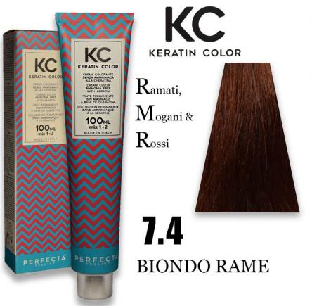Kc keratin cream color 120 ml 7.4