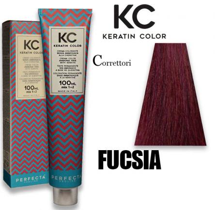 Kc keratin cream color 120 ml fucsia