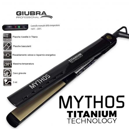 Giubra piastra professionale mythos nero