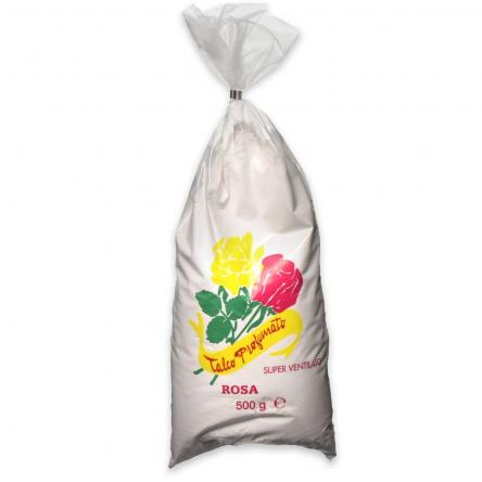 Talco profumato rosa 500 gr