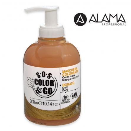 Alama s.o.s. & go mask maschera colorante dorato 300 ml