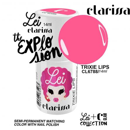 Clarissa smalto semipermanente tpo free 14 ml trixie lips
