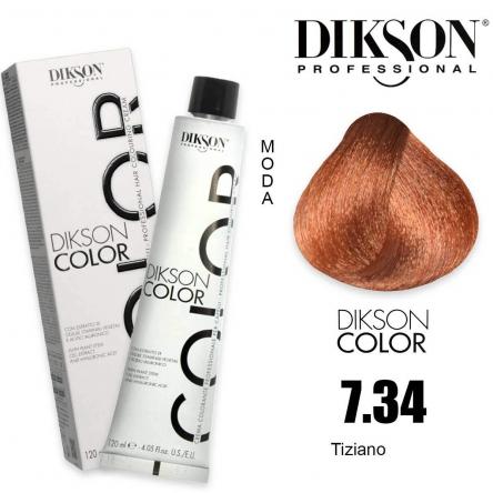 Dikson color 120 ml 7.34 - 91 rosso tiziano