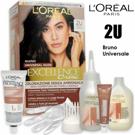 L'oreal colorazione triplo trattamento excellence nude bruno