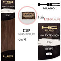 Hc milano extension 3 clip remy largh.14-16cm lungh.50cm col.4 castano chiaro dorato 5,3