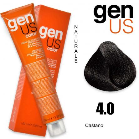 Genus permanent coloring cream 100 ml 4.0