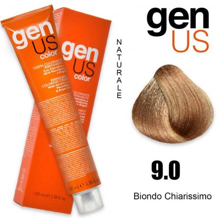 Genus permanent coloring cream 100 ml 9.0