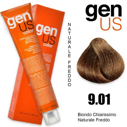 Genus permanent coloring cream 100 ml 9.01