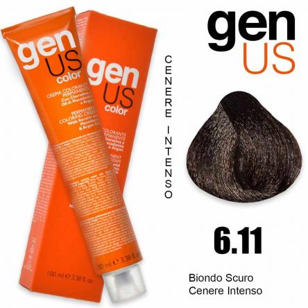 Genus permanent coloring cream 100 ml 6.11