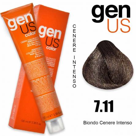 Genus permanent coloring cream 100 ml 7.11