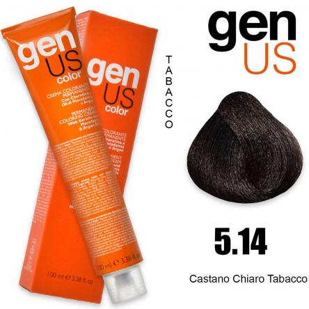 Genus permanent coloring cream 100 ml 5.14