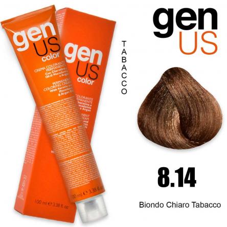 Genus permanent coloring cream 100 ml 8.14