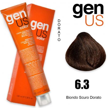 Genus permanent coloring cream 100 ml 6.3