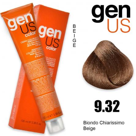 Genus permanent coloring cream 100 ml 9.32