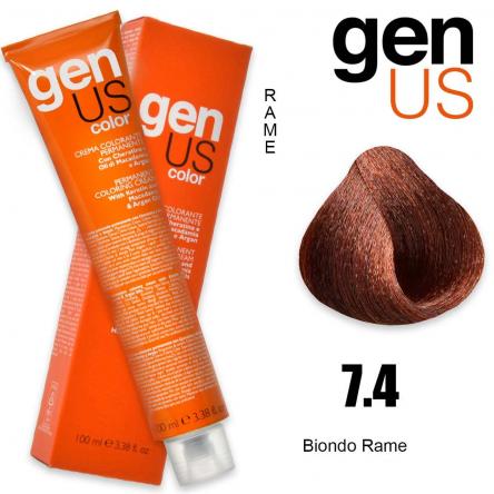 Genus permanent coloring cream 100 ml 7.4