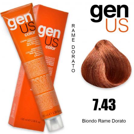 Genus permanent coloring cream 100 ml 7.43