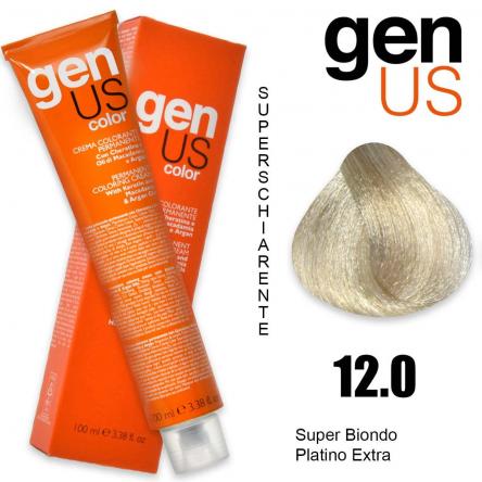 Genus permanent coloring cream 100 ml 12.0