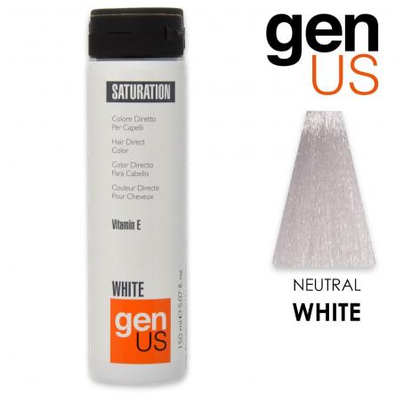 Genus saturation hair direct color white 150ml