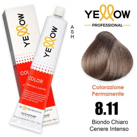 Alfaparf yellow color permanent 8.11 100ml