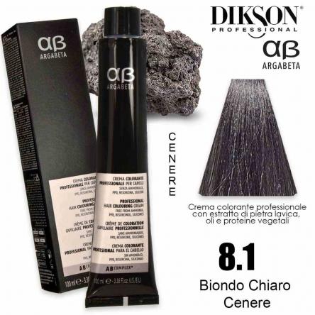 Dikson argabeta color 100 ml 8.1 biondo chiaro cenere