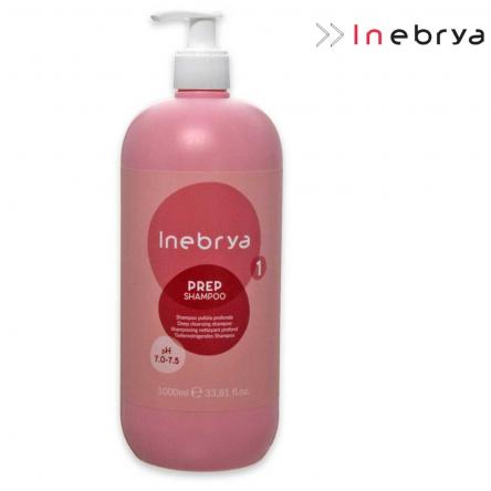 Inebrya prep shampoo - pulizia profonda 1000 ml