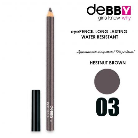 DEBBY MATITA OCCHI eyePENCIL LUNGA DURATA WATER RESISTANT 3