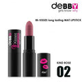 Debby rossetto long lasting mat 8h kisses 02 kind rose