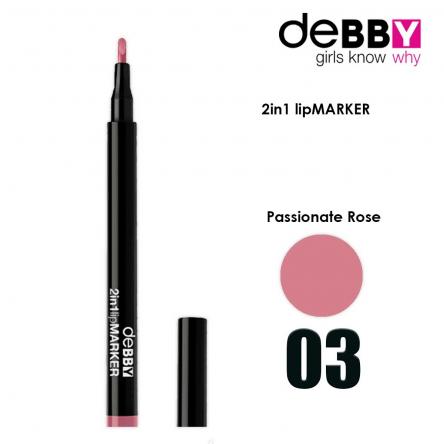 Debby lip marker 2 in 1 col.03