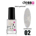 Debby smalto gel pocket 02 glitter gold