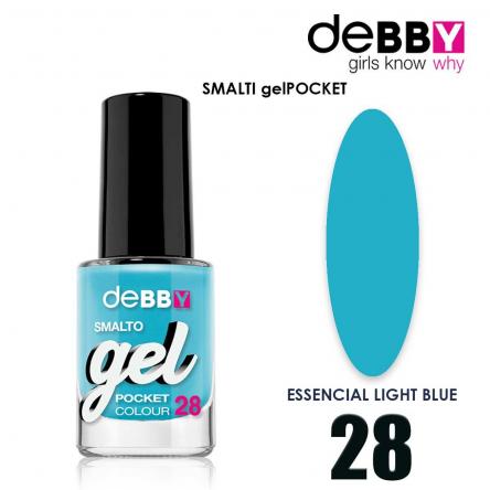 Debby smalto gel pocket 28 essencial light blue