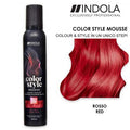 Indola color style mousse 200 ml rosso