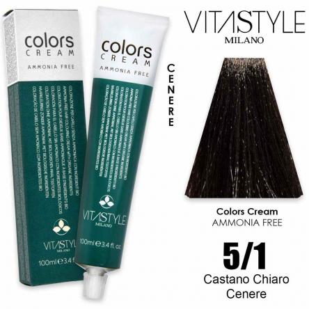 Vitastyle colors cream senza ammoniaca 100 ml 5.1