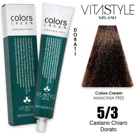 Vitastyle colors cream senza ammoniaca 100 ml 5.3