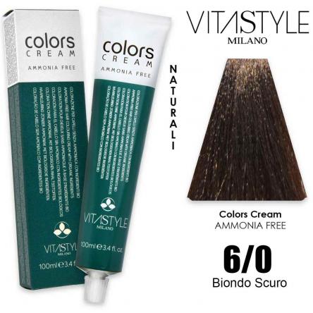 Vitastyle colors cream senza ammoniaca 100 ml 6.0