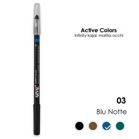 ARVAL Infinity kajal n. 03 - blu notte matita occhi - legno