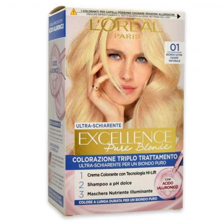 L'oreal colorazione triplo trattamento excellence n° 01