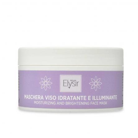 Roial elysir maschera viso idratante illuminante 250ml l con estratto di anguria e pompelmo-acido ialuronico