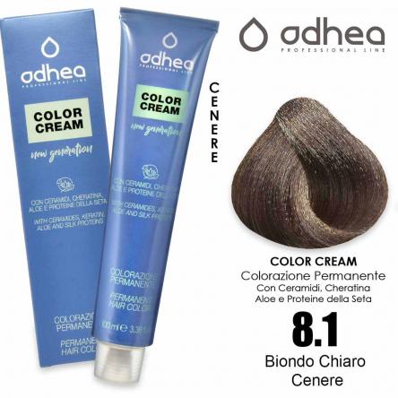 Odhea color cream con ammoniaca 100 ml - 8.1 biondo chiaro cenere