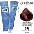 Odhea color cream con ammoniaca 100 ml - 5.6 castano chiaro rosso