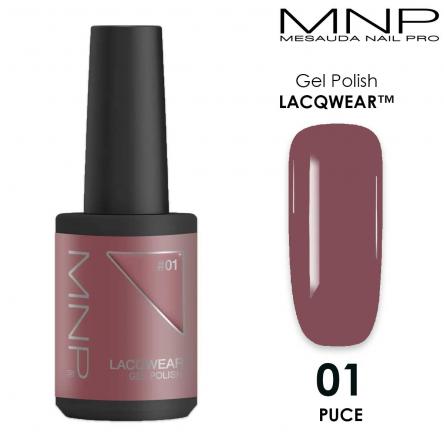 MESAUDA LACQWEAR MNP 10 ML Gel Polish 01 Puce