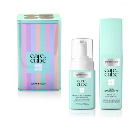 Bella oggi kit in latta care cube double cleanser