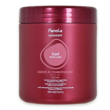 Fanola wonder curl leave-in conditioner capelli ricci morbidezza e definizione 1000 ml