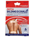 Megaplast balsamo di cavallo effetto caldo 6 patch 8 x 13 cm