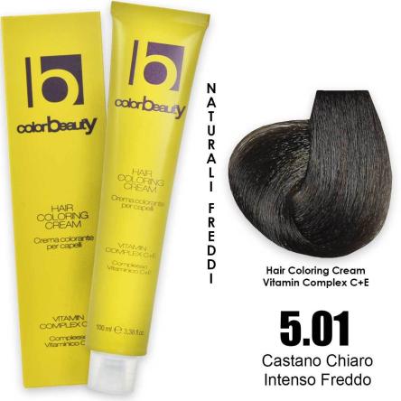 Edelstein colorbeauty tintura 100 ml n. 5.01 castano intenso freddo