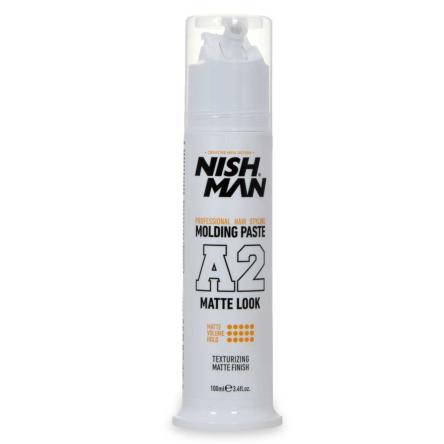 Nishman hair styling molding paste a2 matte look 100 ml