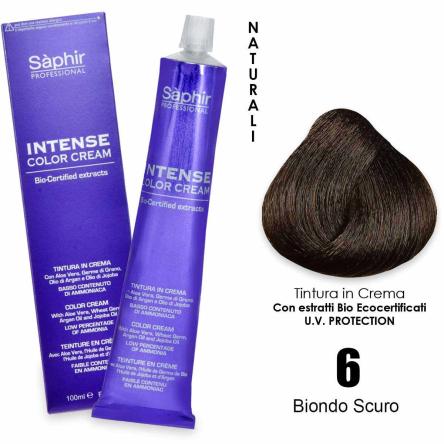 Saphir intense color cream - 6n biondo scuro